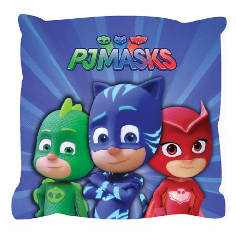 Picture of 9091-PJ Masks Blue Square Filled Cushion